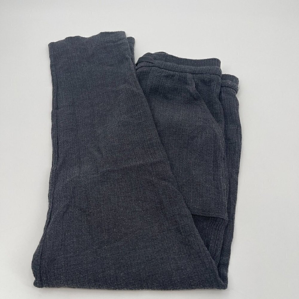 Zara Womens Pants Small Gray Button Drawstring Pull On Casual Stretch Knit Boho - Picture 15 of 16